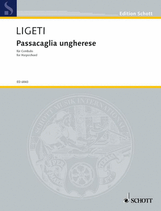 Book cover for Passacaglia ungherese
