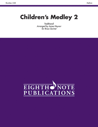 Book cover for Children's Medley 2