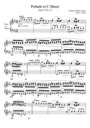 Prelude Opus 31 No. 16 in C Minor