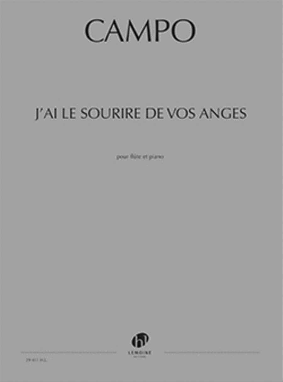 J'ai le sourire de vos anges Flute Solo scores gallery preview page 1