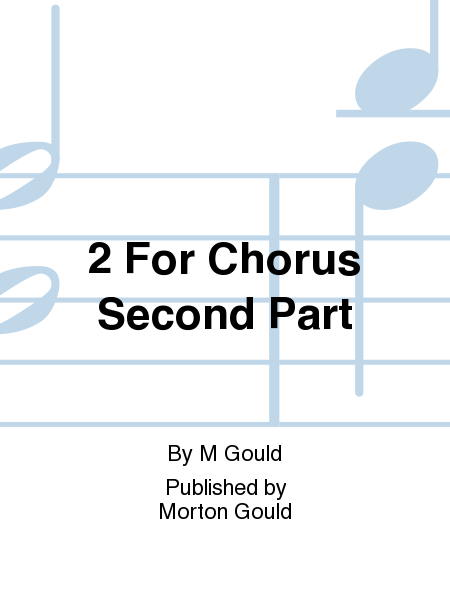 2 For Chorus Second Part