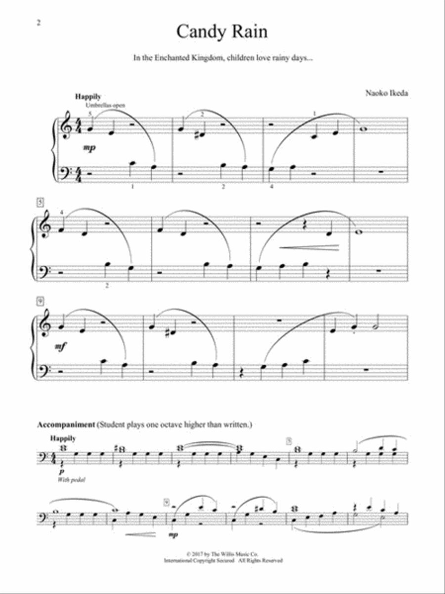 Candy Rain Easy Piano scores gallery preview page 2