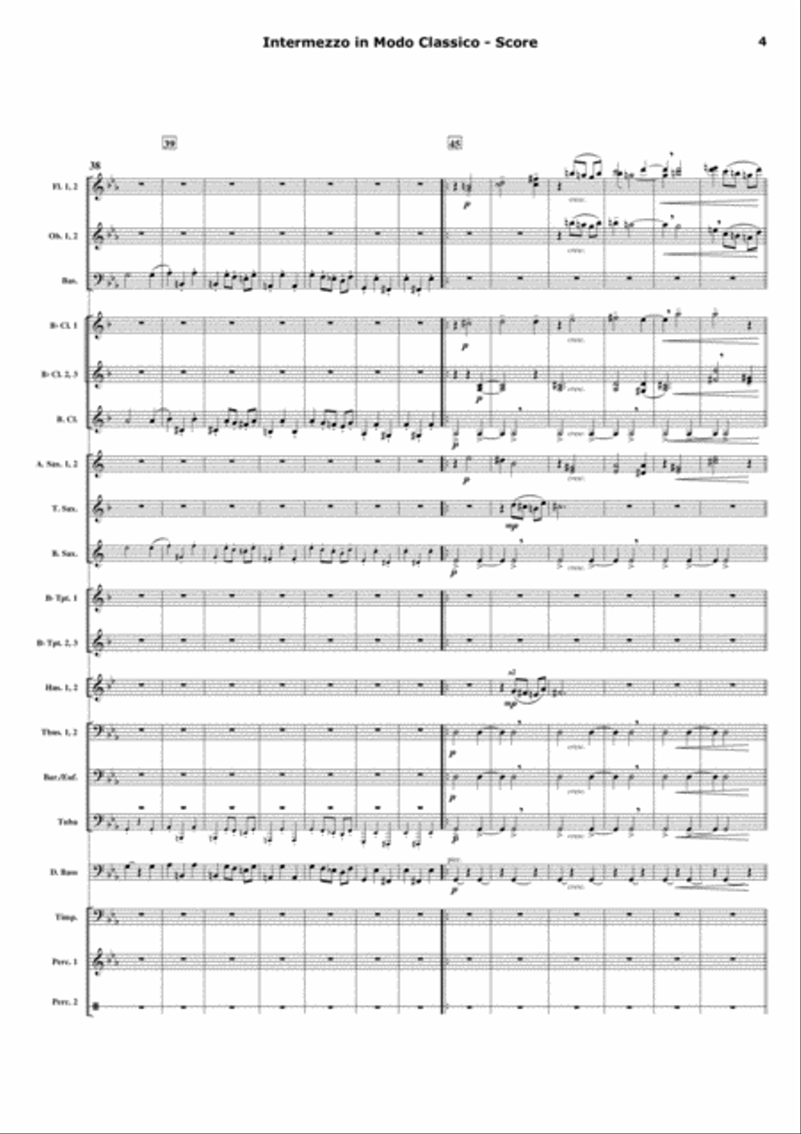 Intermezzo in Modo Classico - Score Concert Band scores gallery preview page 6