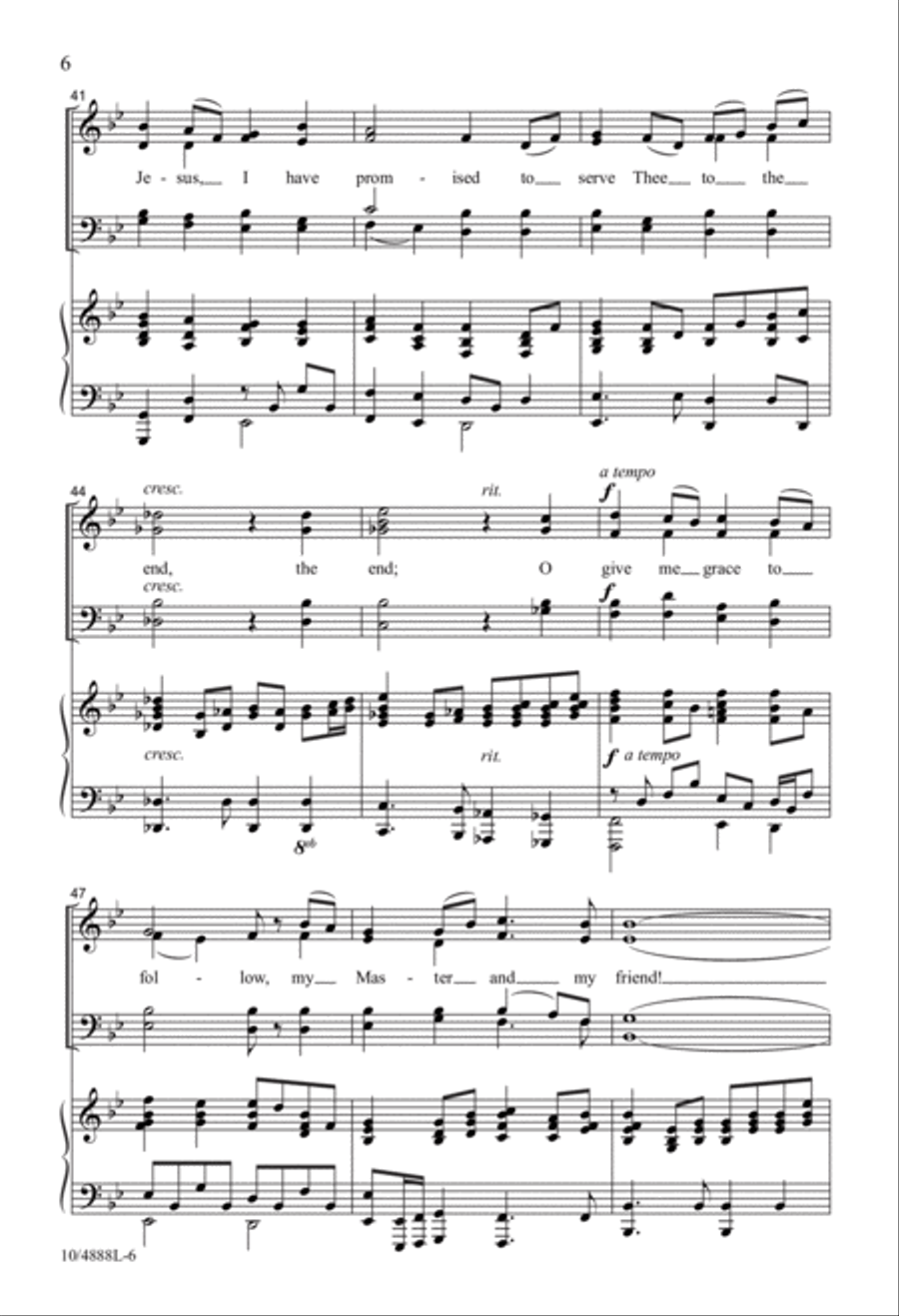 I Surrender All to You 4-Part scores gallery preview page 6