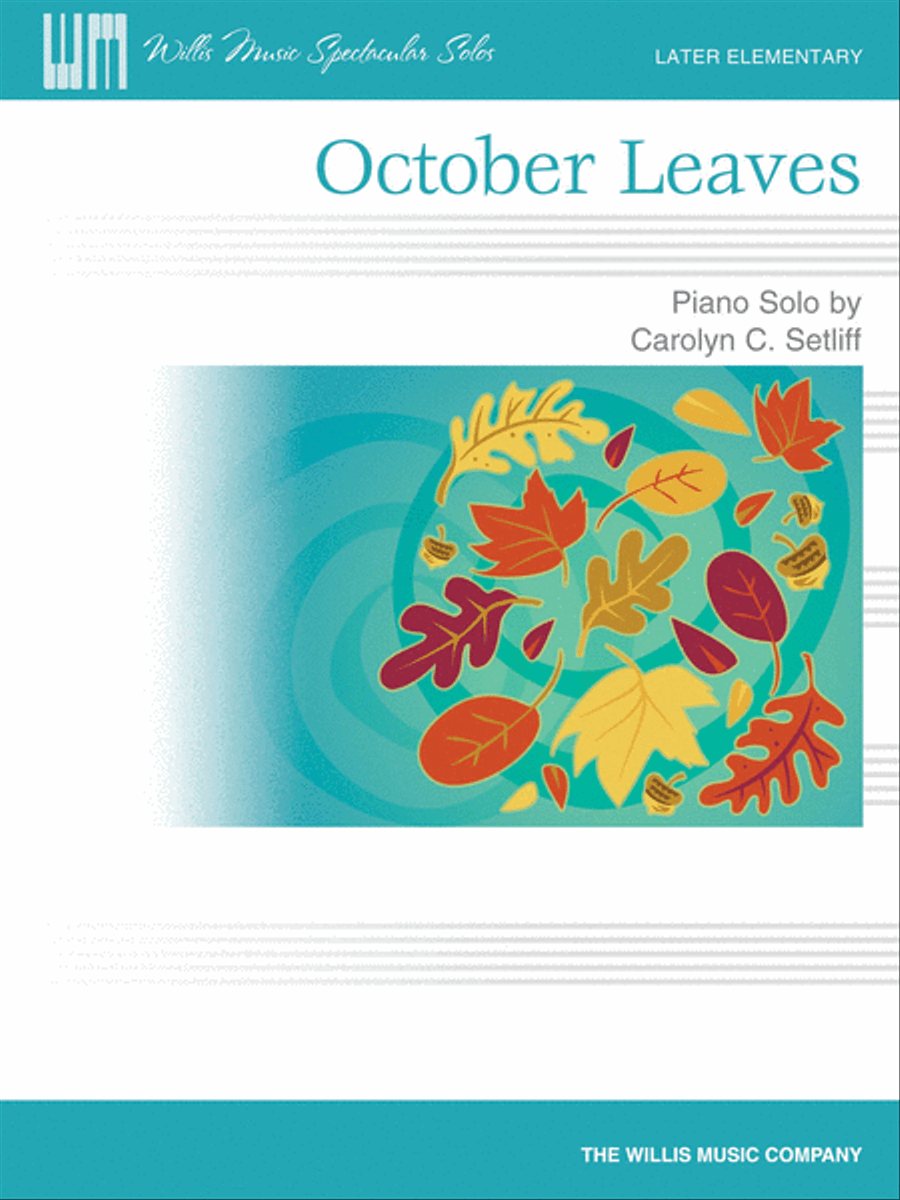 October Leaves Piano scores gallery preview page 1