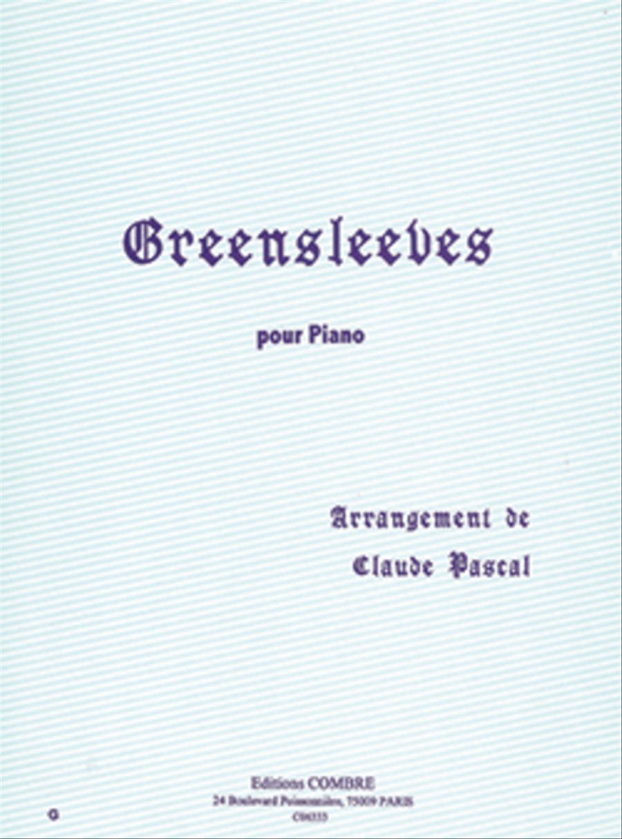 Greensleeves Greensleeves Piano Solo scores gallery preview page 1