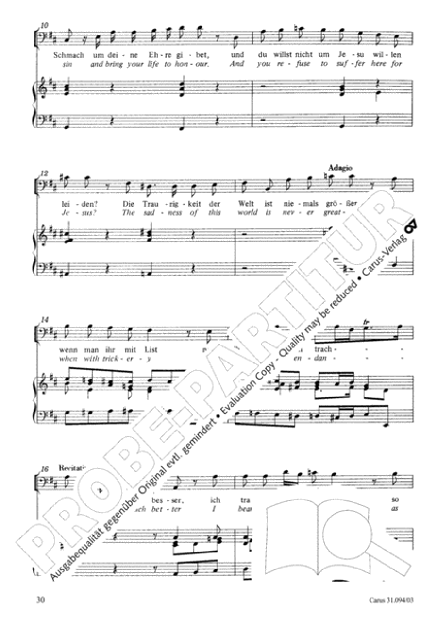 What has this world to give (Was frag ich nach der Welt) 4-Part scores gallery preview page 31
