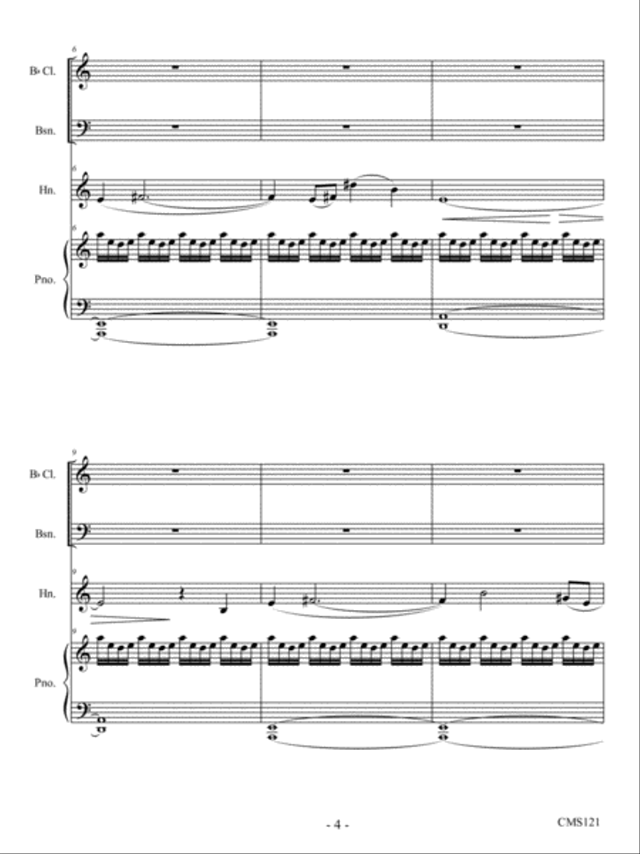Landscapes Bassoon scores gallery preview page 6