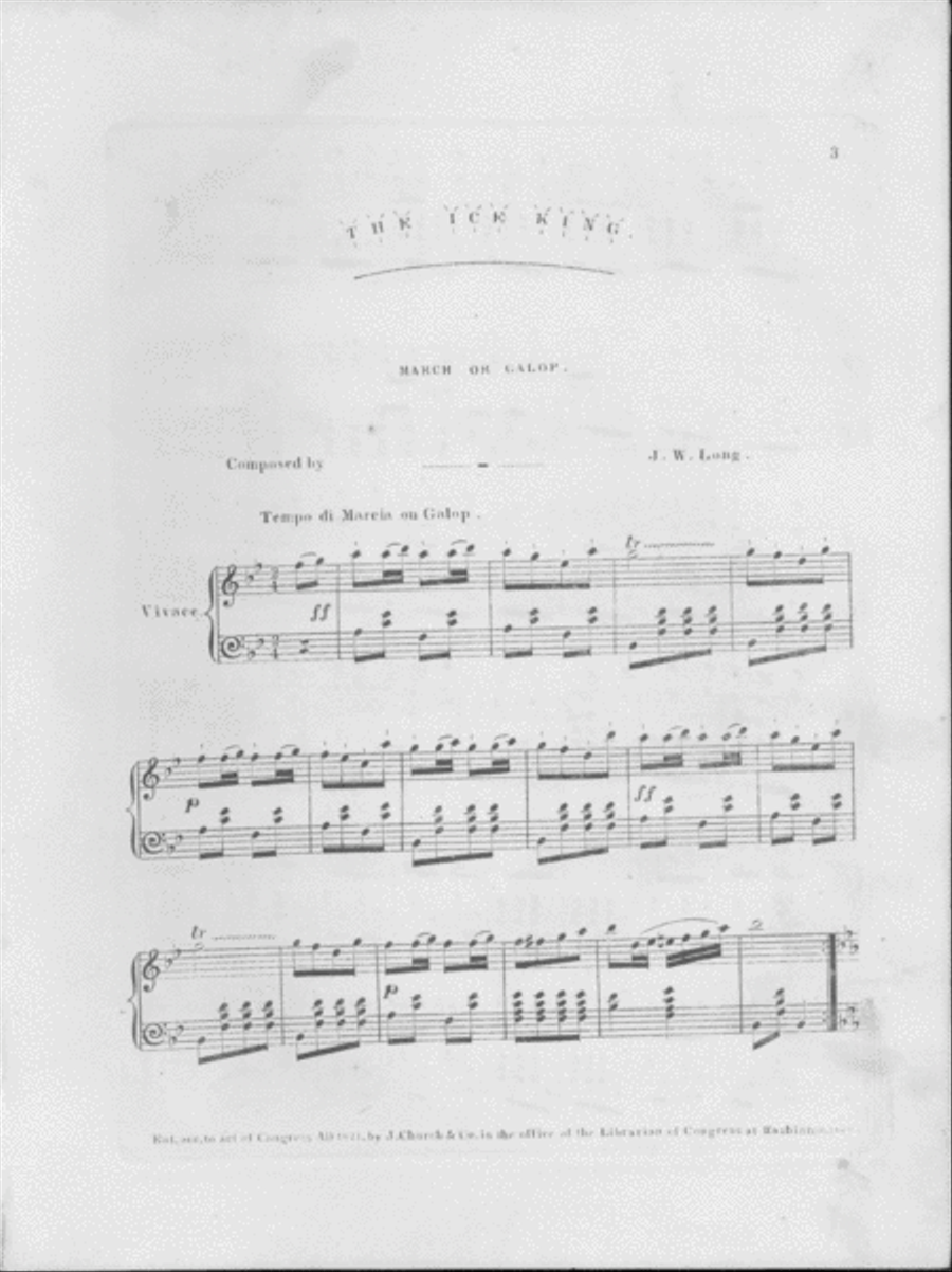 La Sonne. The Ice King. March or Galop Voice scores gallery preview page 2
