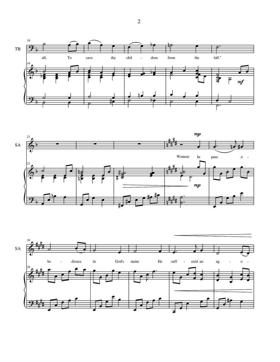 Sacred Choral Anthems 3: Original Music for SATB Choir (Volume 3) 4-Part scores gallery preview page 5