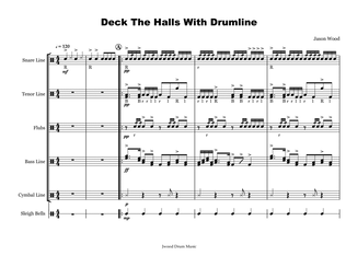 Deck The Halls With Drumline (Drumline Cadence)