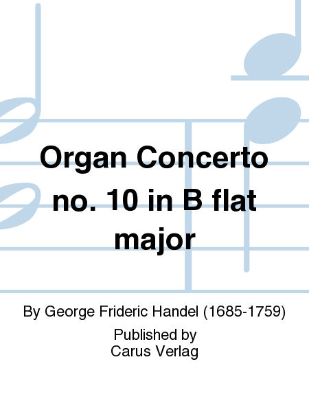 Organ Concerto no. 10 in B flat major