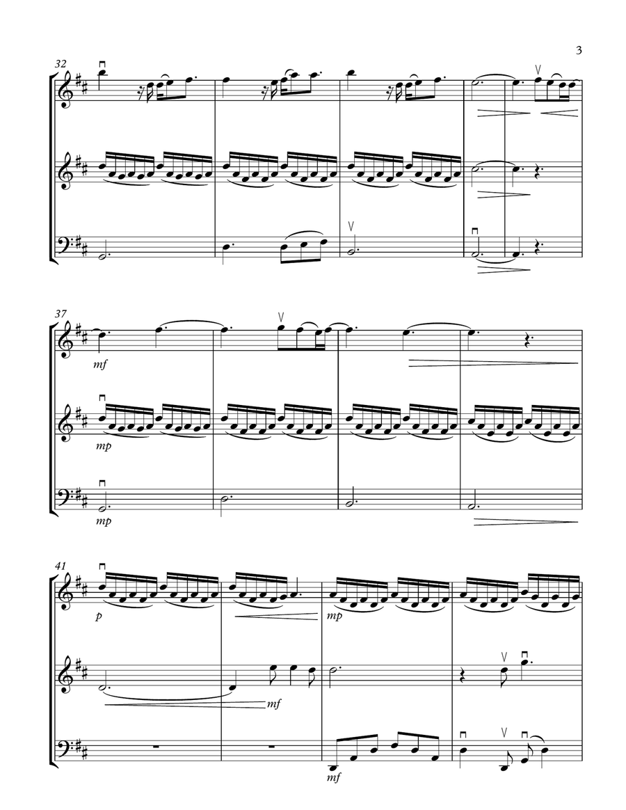 I Get To Love You String Trio scores gallery preview page 3