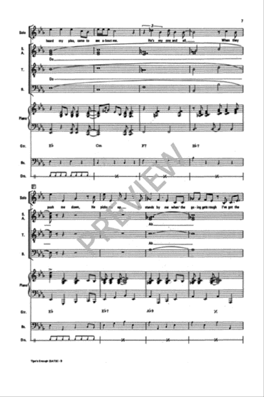 That's Enough Divisi scores gallery preview page 8