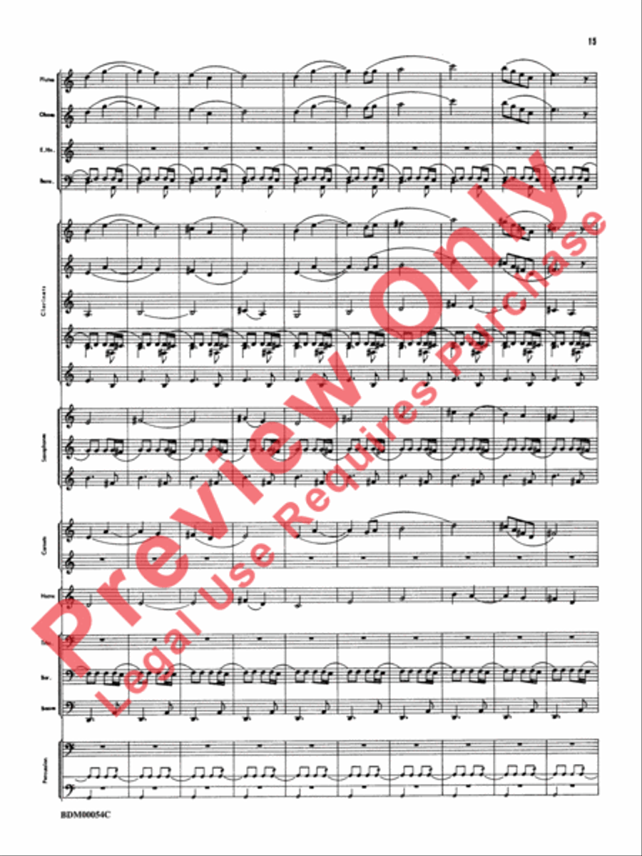 Symphonic Suite Symphonic Suite Concert Band scores gallery preview page 18