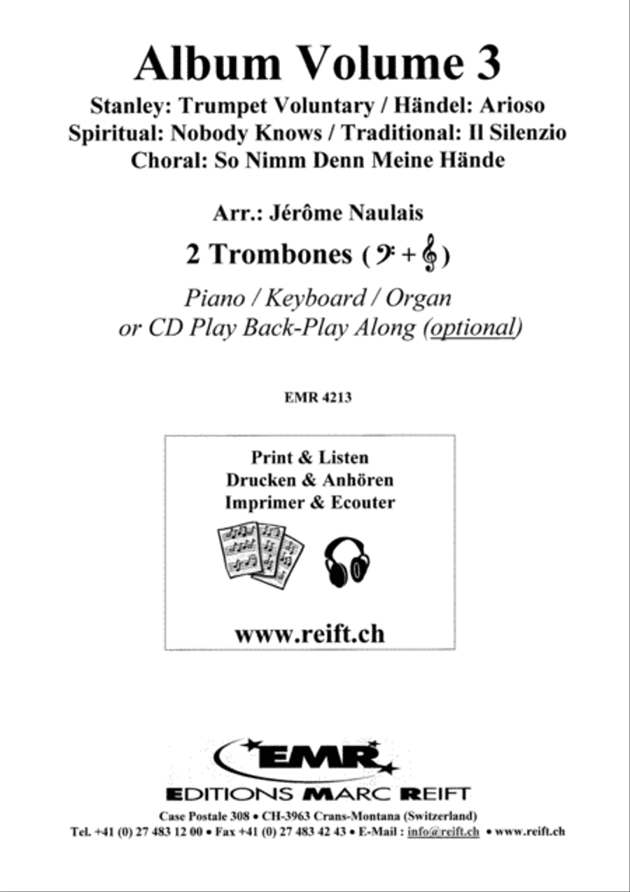 Album Volume 3 Trombone Duet scores gallery preview page 2
