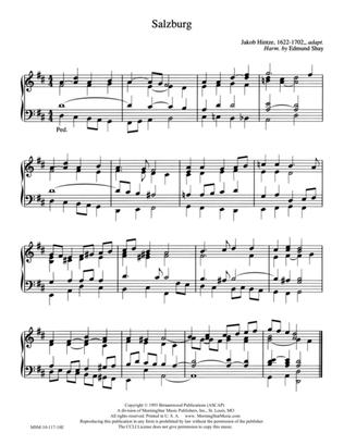 Salzburg (Hymn Harmonization)