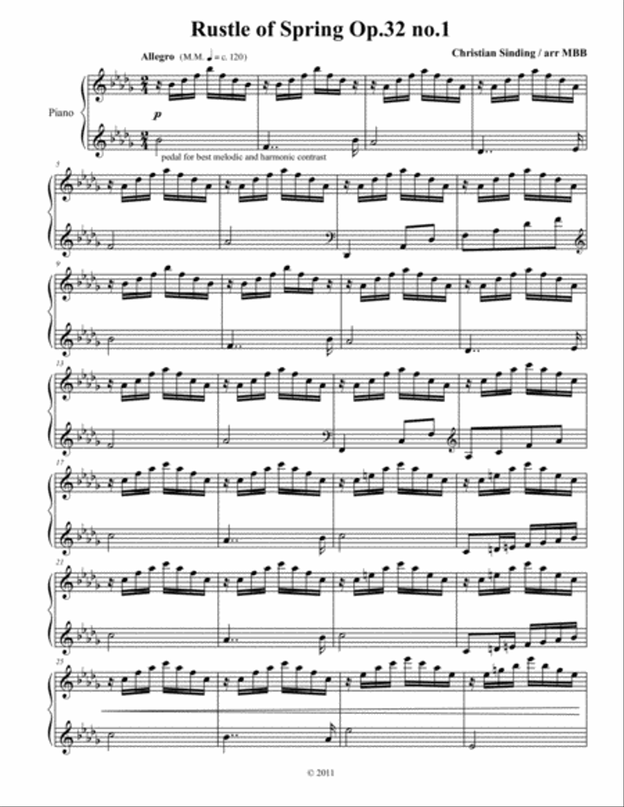 Rustle of Spring for Piano Solo Piano Method scores gallery preview page 2