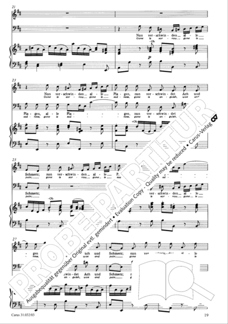 Dearest Jesus, sore I need Thee (Liebster Jesu, mein Verlangen) 4-Part scores gallery preview page 20