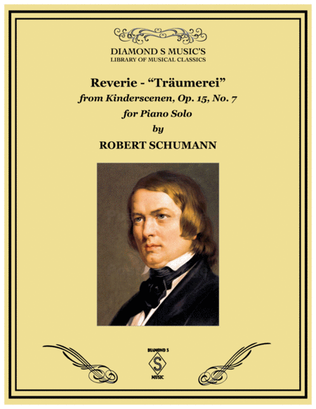 Book cover for REVERIE - TRAUMEREI by ROBERT SCHUMANN for PIANO SOLO