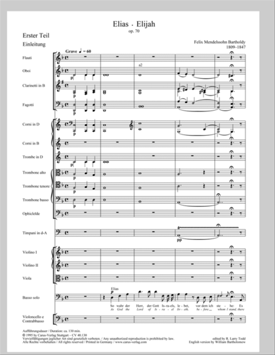 Elijah (Elias) 4-Part scores gallery preview page 2