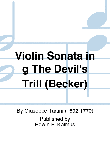 Violin Sonata in g The Devil