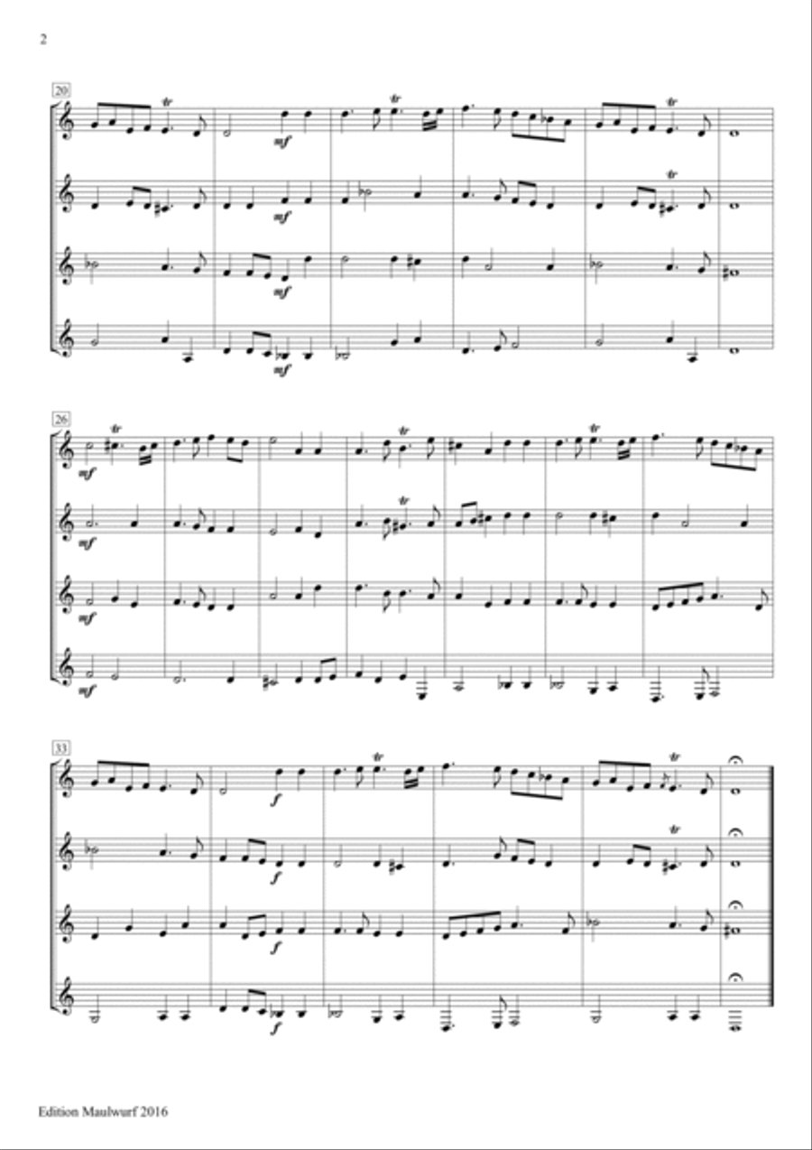 Marche Brass Quartet scores gallery preview page 2
