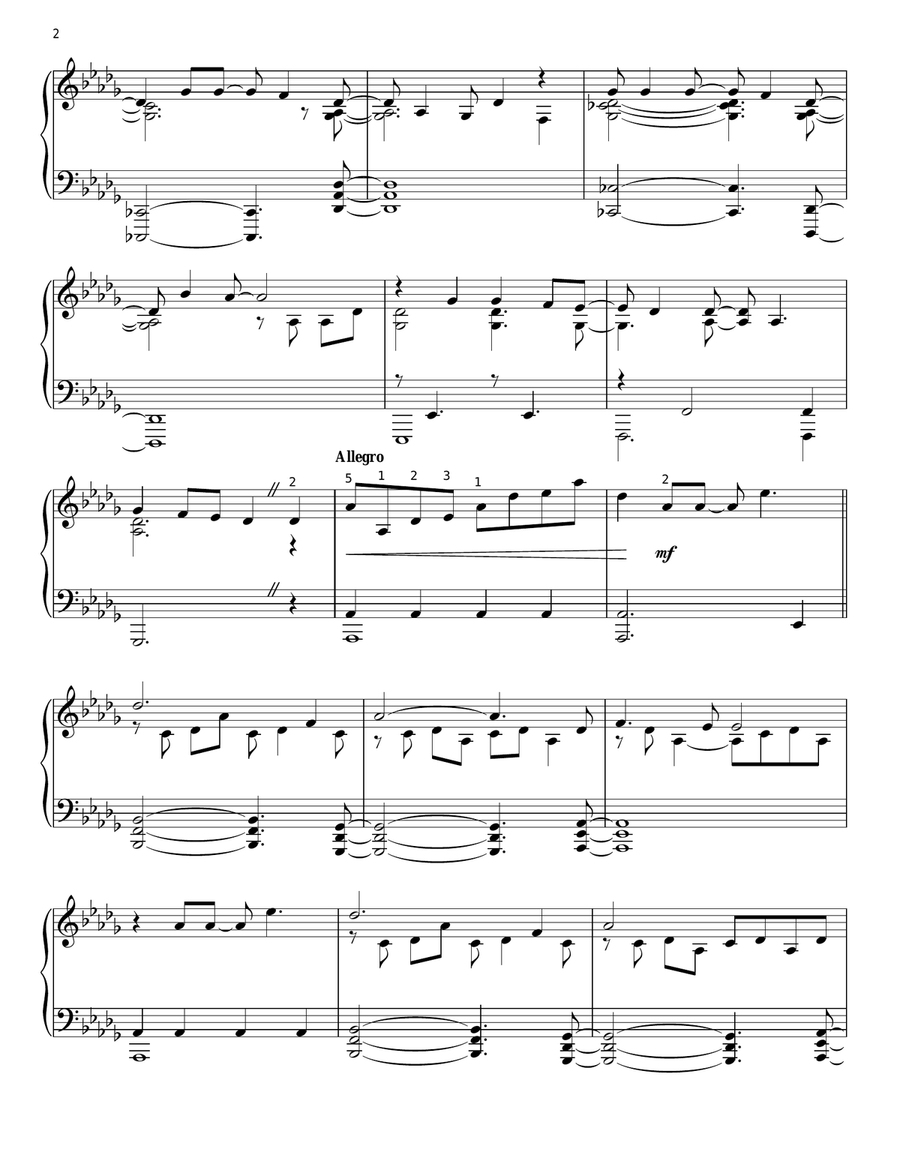 Defying Gravity (from Wicked) Piano Solo scores gallery preview page 2