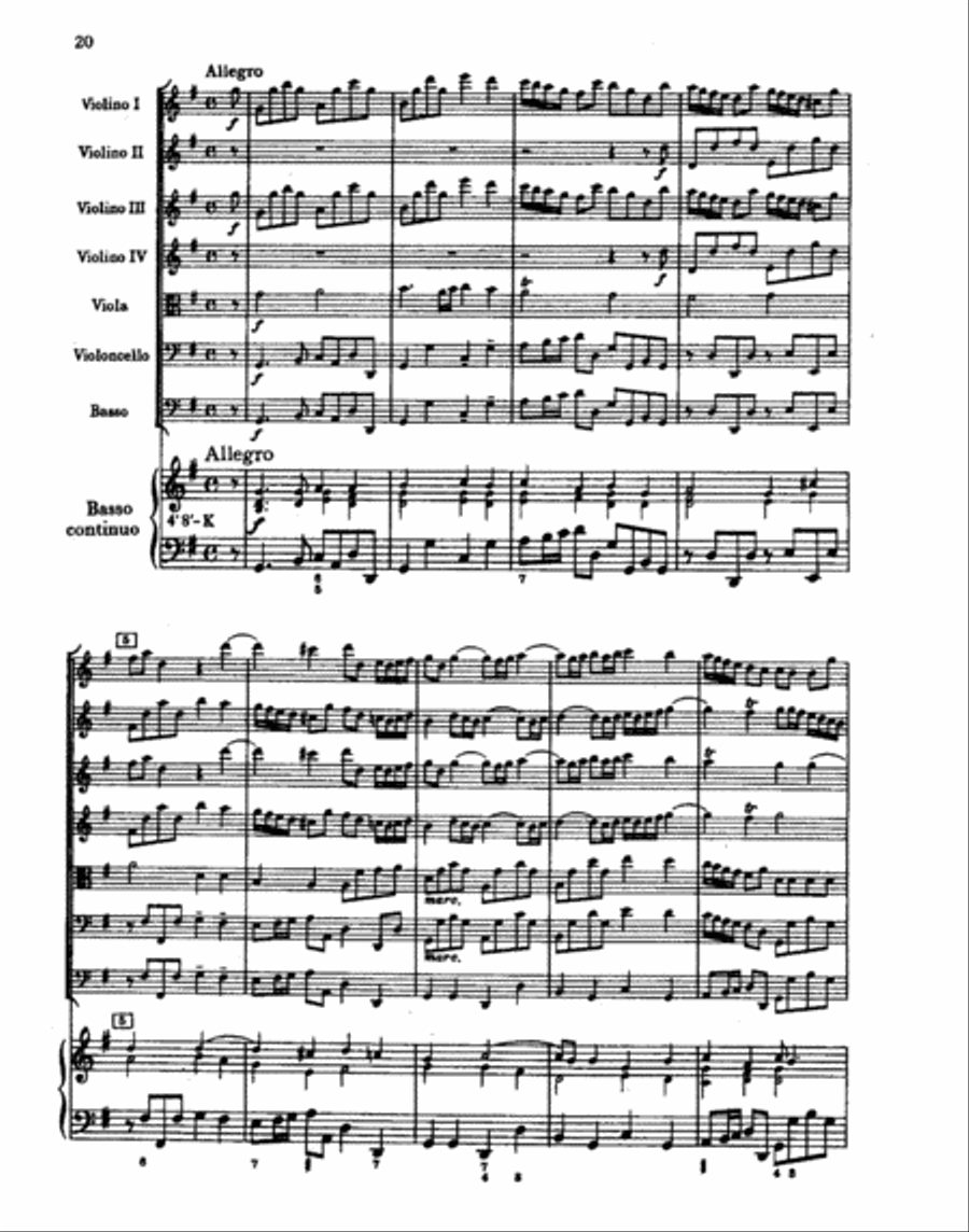 Concertino No. 2 in G (Pergolesi) Score scores gallery preview page 4