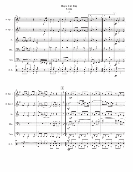 Bugle Call Rag for Brass Quintet image number null