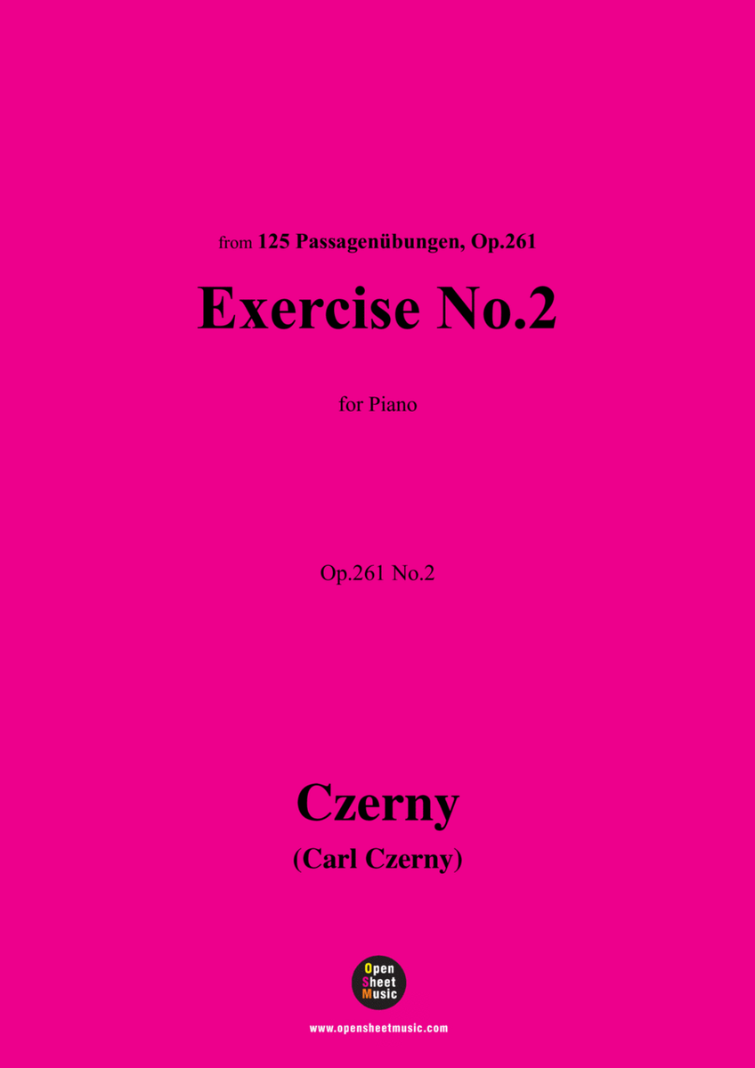 C. Czerny-Exercise No.2,Op.261 No.2 image number null