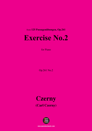 Book cover for C. Czerny-Exercise No.2,Op.261 No.2