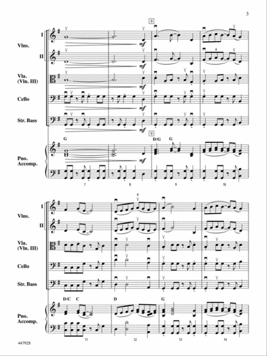 Wind Dancer: Score String Orchestra scores gallery preview page 3