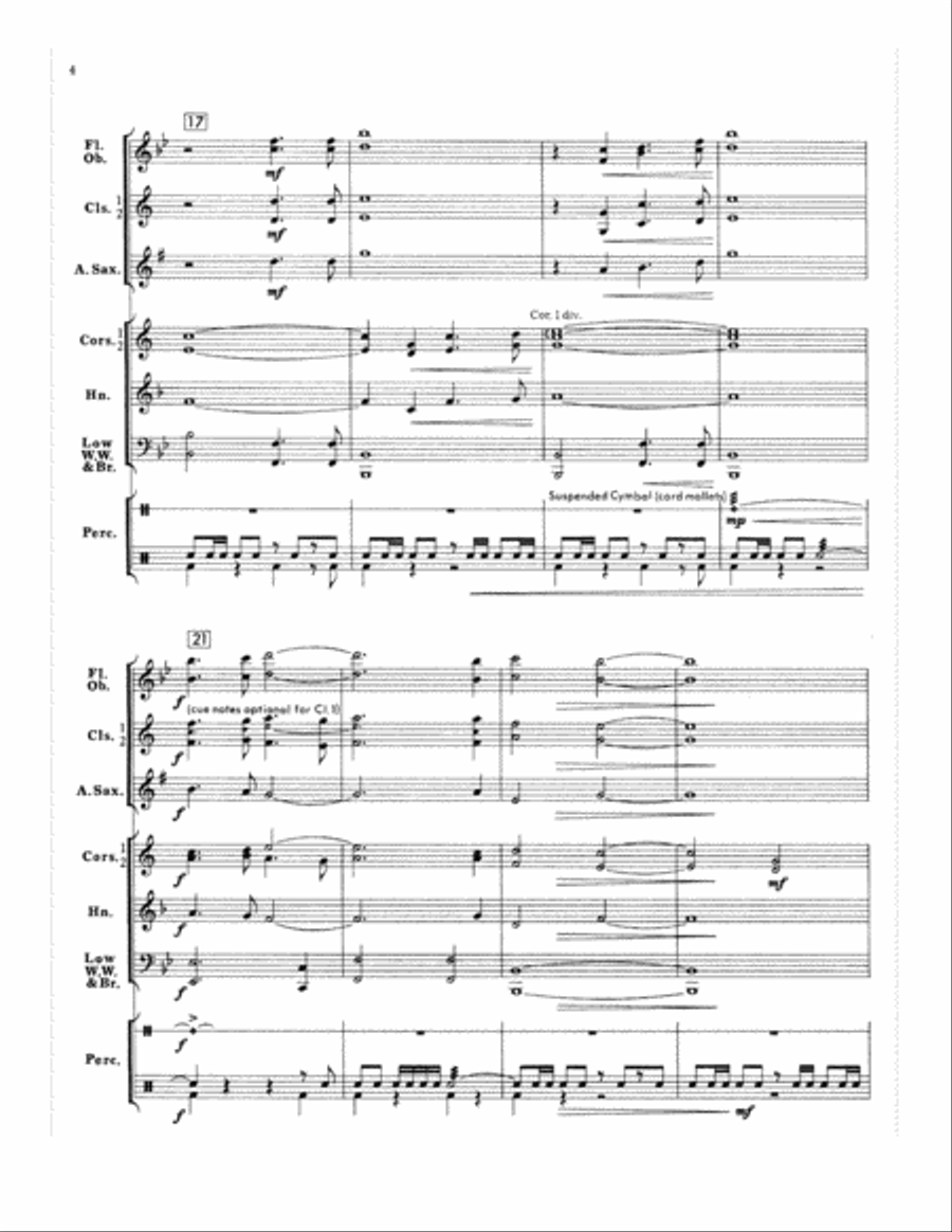 Americana Suite - Full Score Concert Band scores gallery preview page 3