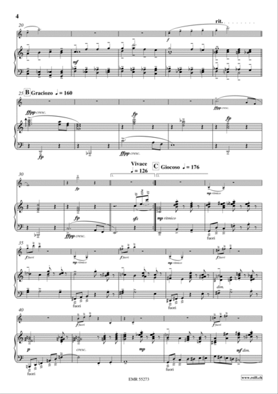 Rondo Alla Numerica Flute Solo scores gallery preview page 5