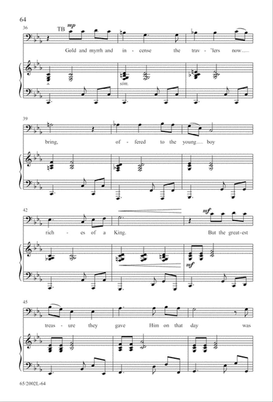 And This Shall Be a Sign And This Shall Be a Sign 4-Part scores gallery preview page 65