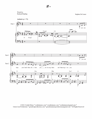 If - (2-part choir)