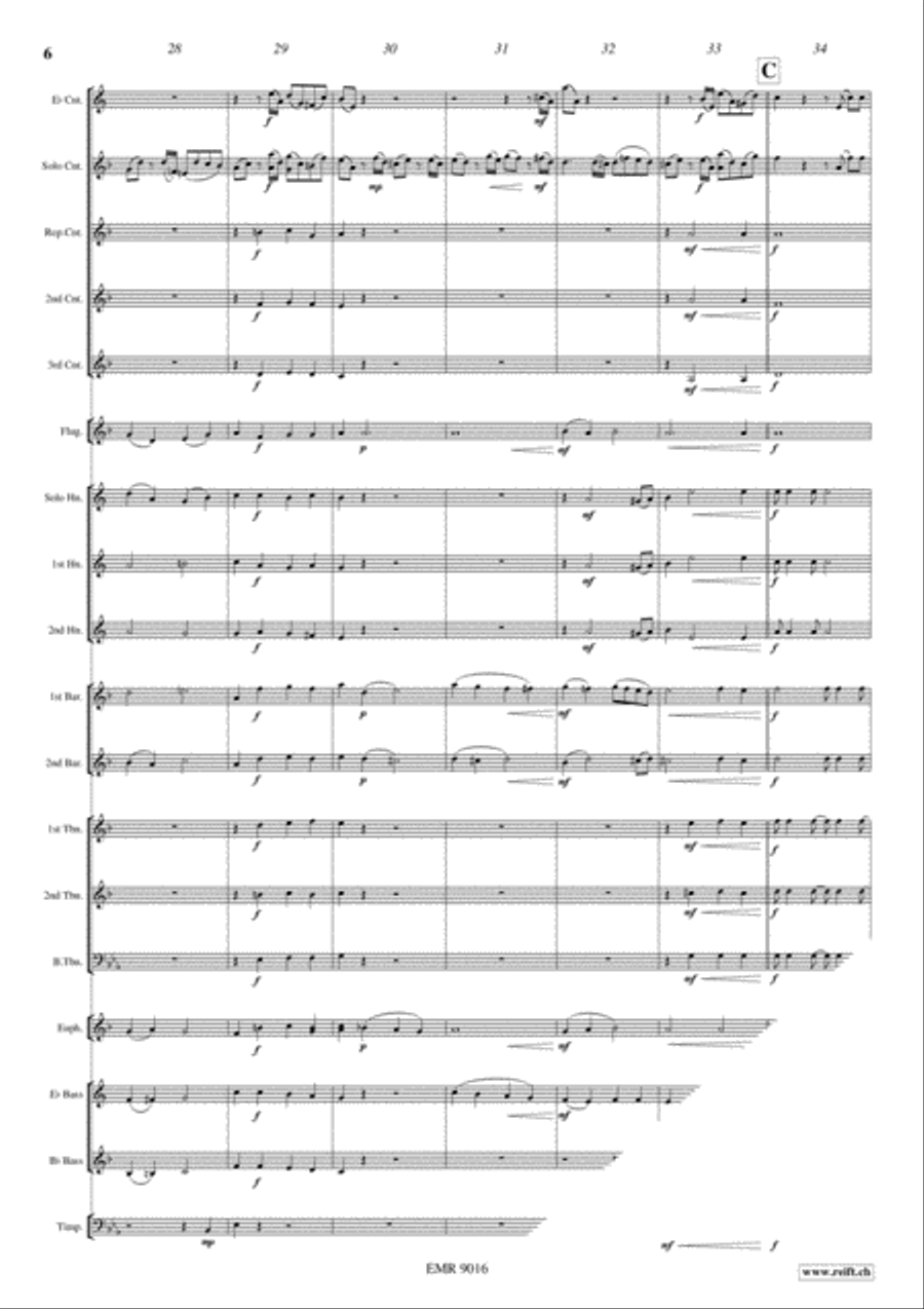 Maurerische Trauermusik Maurerische Trauermusik Brass Band scores gallery preview page 7