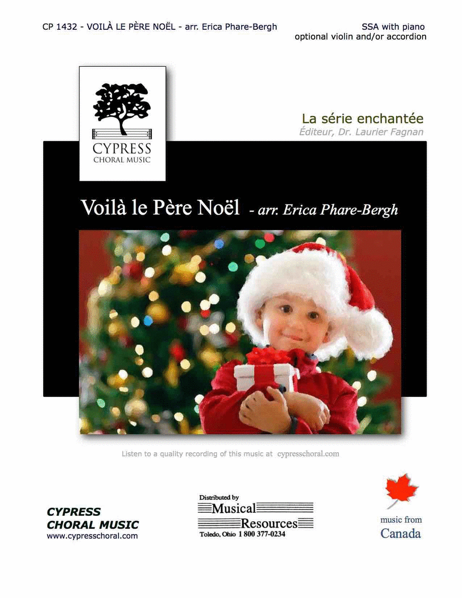 Voila Le Pere Noel SSA scores gallery preview page 1