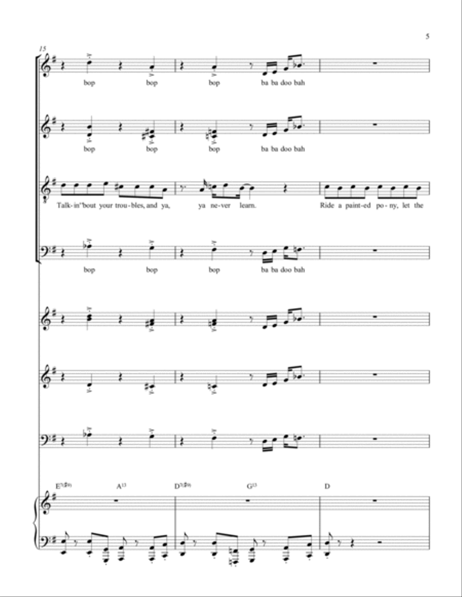 Spinning Wheel 4-Part scores gallery preview page 5