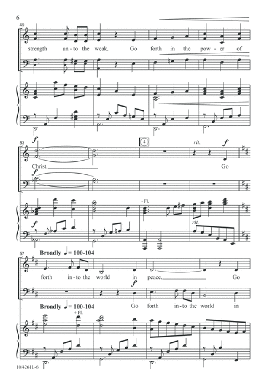Celtic Benediction 4-Part scores gallery preview page 7