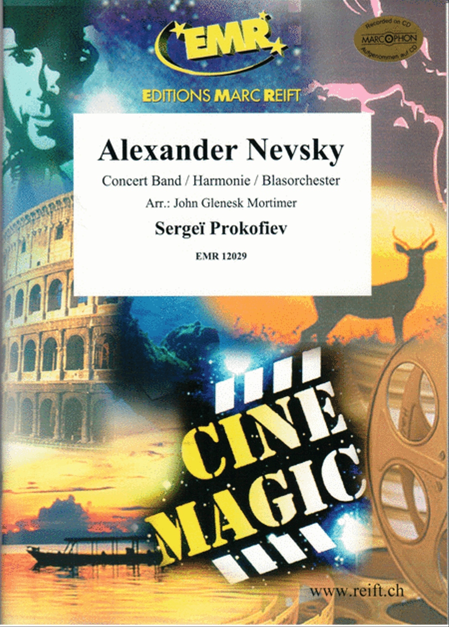 Alexander Nevsky Concert Band scores gallery preview page 1