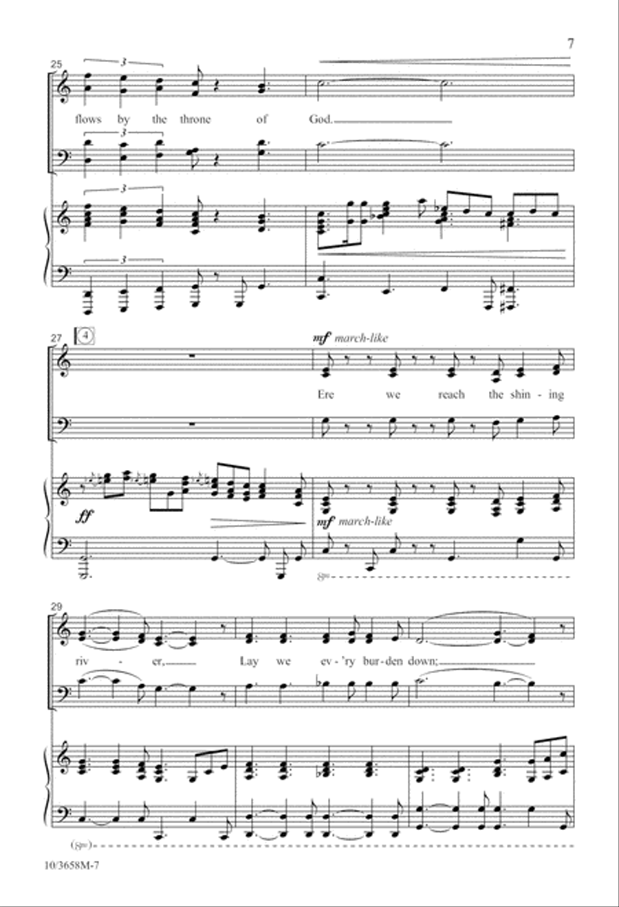 We Will Gather at the River 4-Part scores gallery preview page 8