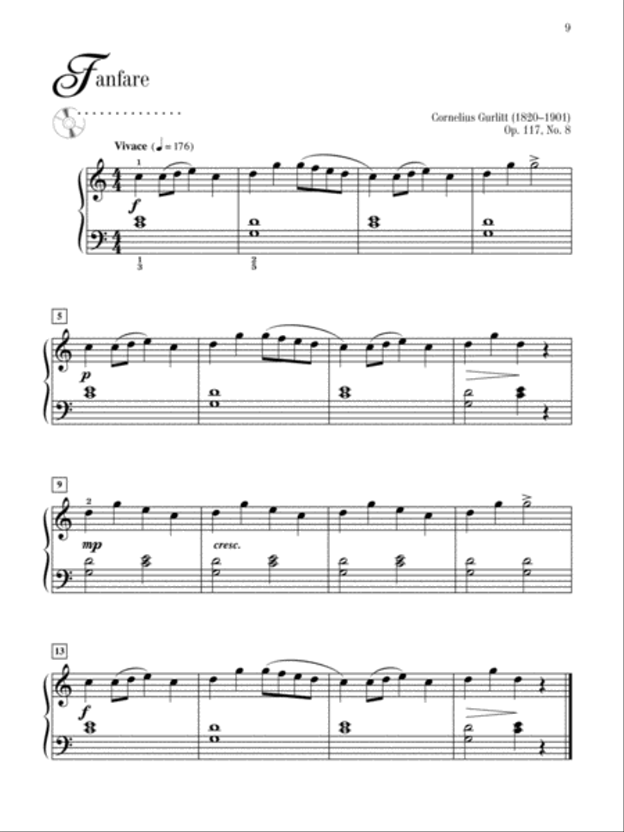 Mastering the Piano, Book 1 Easy Piano scores gallery preview page 3