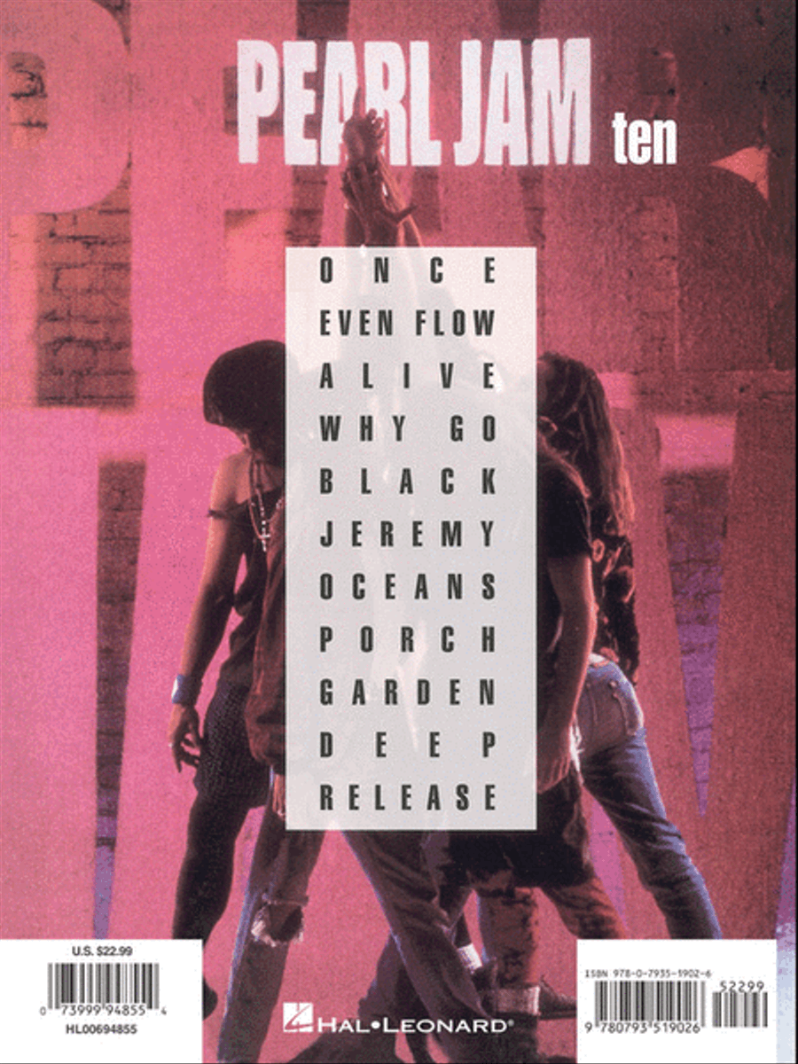 Pearl Jam – Ten Pearl Jam – Ten Electric Guitar scores gallery preview page 9