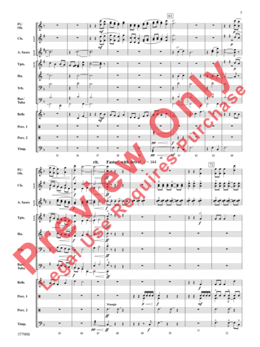 The Holly and the Ivy Concert Band scores gallery preview page 8
