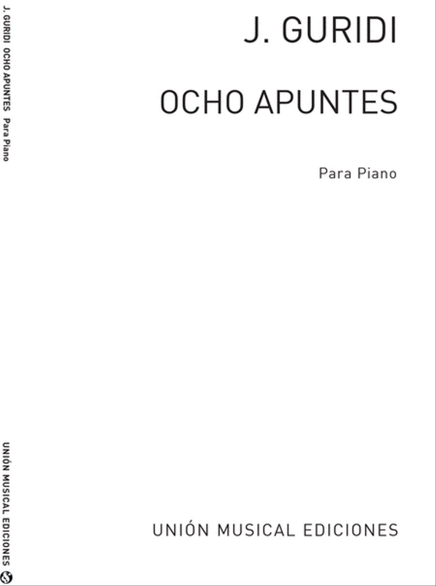 Ocho Apuntes Piano Piano Solo scores gallery preview page 1