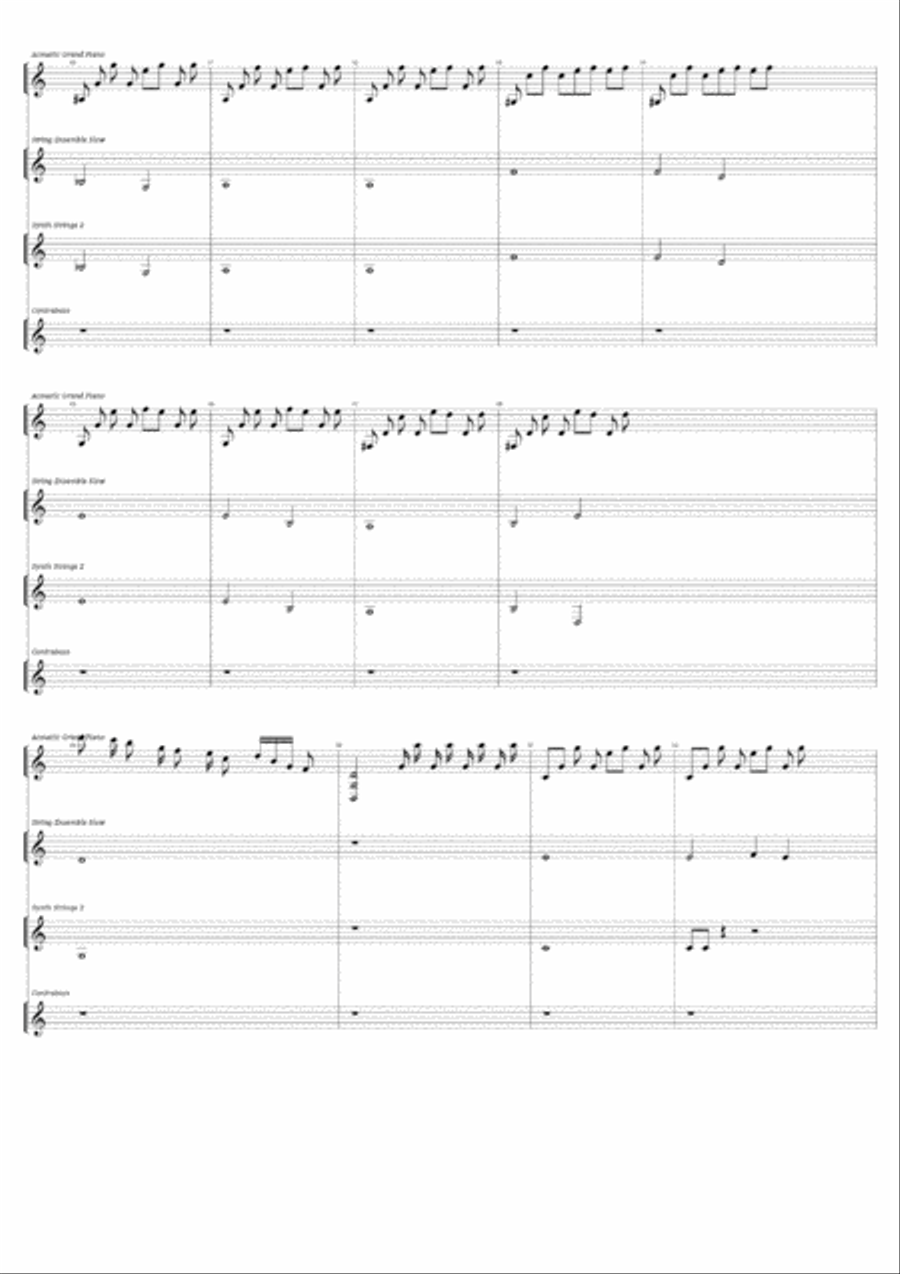 For The Last Time String Orchestra scores gallery preview page 3