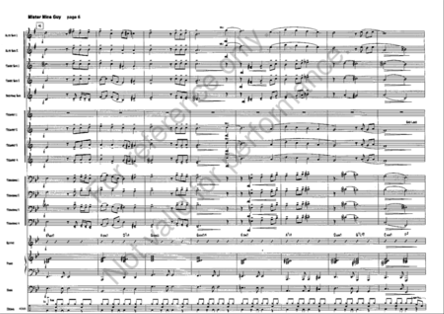 Mister Nice Guy Mister Nice Guy Jazz Ensemble scores gallery preview page 7