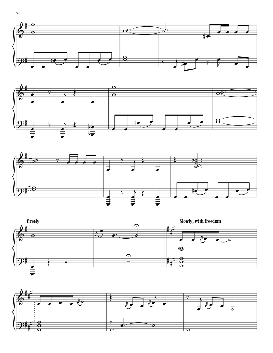 Leaving/Caper/Spaceball Leaving/Caper/Spaceball Piano Solo scores gallery preview page 2
